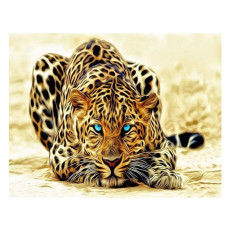 Diamond mosaic - Leopard