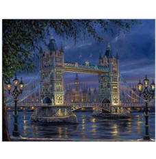 Diamond mosaic - London by night