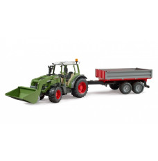 Fendt Vario 211 tractor with front loader and tipper