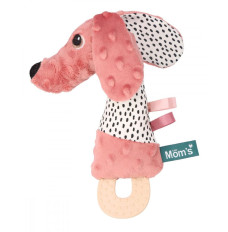 Squezze Jami dog with te ether pastel pink