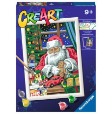 CreArt coloring book for children, Frozen Santa Claus