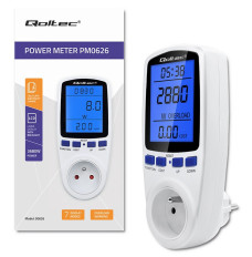 Power meter PM0626 3680W, 16A, LCD