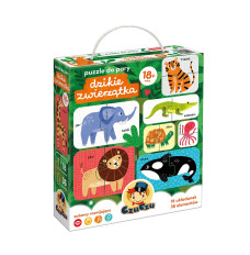 Puzzle for a pair - Wild animals