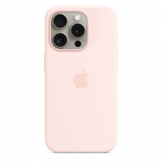 Silicon case with MagSafe for iPhone 15 Pro - light pink