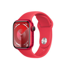 Watch Series 9 GPS 41mm (PRODUCT)RED Aluminium Case with (PRODUCT)RED Sport Band - S M