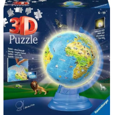 Puzzle 188 elements 3D Illuminated Globe