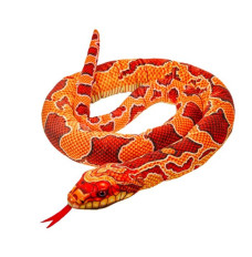 Red and orange snake mascot, 180 cm