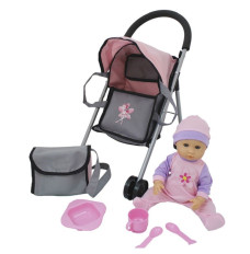 Stroller with a doll