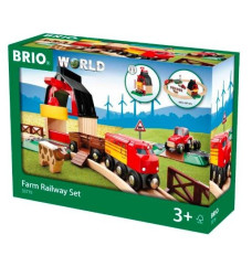 BRIO World Farm Railway Set