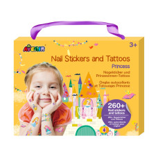 Nail stickers and tattoos - Princesses