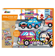 Stickers Colorful pixels - Transport