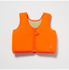 Swim Vest (3-6 years) - Sonny the Sea Creature Neon Orange