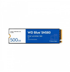 SSD drive WD Blue 500GB SN580 NVMe M.2 PCIe Gen4 2280