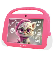 Tablet KidsTAB8 4G BLOW 4 64GB pink case