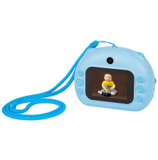 Children's camera with instant printer blue