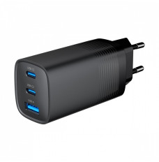Power Delivery Charger 1xA 2xC GaN 65W Black