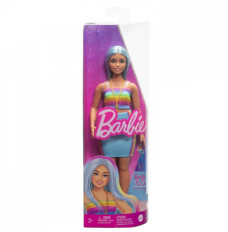Doll Barbie Fashionistas Long blue hair