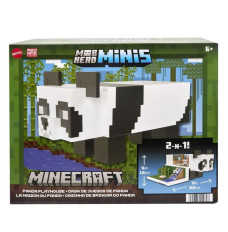 Figures set Minecraft Panda Playhouse Playset Mob Head Minis