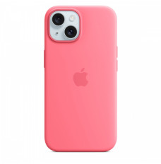 Silicone Case with MagSafe for iPhone 15 - Pink