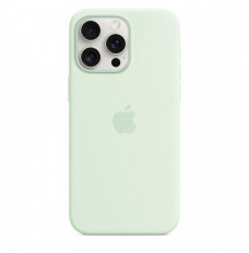 Silicone Case with MagSafe for iPhone 15 Pro Max - soft mint