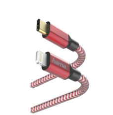 charging data cable USB- C lightning 1,5m red