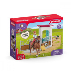 Figures set Horse Box with HORSE CLUB Hannah & Cayenne