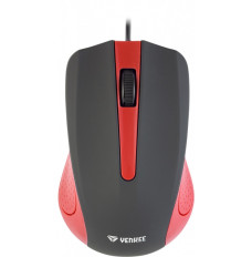 USB wired mouse, 3 buttons, rubberized surface