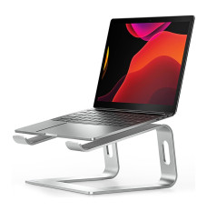 Aluminium laptop stand silver
