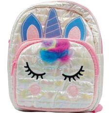 Backpack Puffy Unicorn white