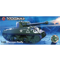 Plastic model Quickbuild Sherman Firefly 1 35