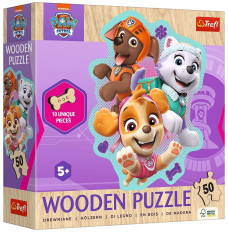 Wooden puzzle 50 pieces Paw Patrol A cheerful group of papies