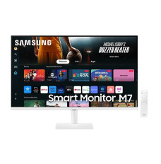 Monitor 32 inch SMART M70D VA 3840x2160 UHD 16:9 2xHDMI 3xUSB 2.0 1xUSB-C (65W) 4ms 60Hz WiFi BT głośniki płaski biały 2Yd2d