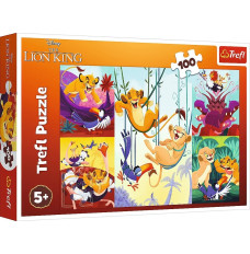 Puzzle 100 pieces Brave Lion King