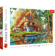 Puzzle 500 pieces Cottage by the river