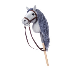 Horse on a stick HOPPIHORSE Hobby Horse A4 gray