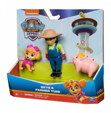 Figures Paw Patrol Skye and Farmer Yumi