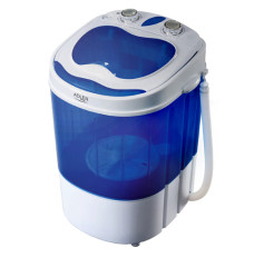 Adler Washing machine AD 8051 , Top loading, Washing capacity 3 kg, Unspecified RPM, Depth 37 cm, Width 38 cm, White/Blue