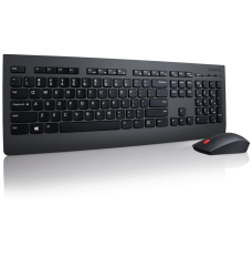 Lenovo Professional Wireless Keyboard and Mouse Combo - US English with Euro symbol Black