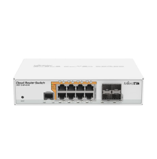 MikroTik Cloud Router Switch CRS112-8P-4S-IN SFP ports quantity 4, Desktop, Dual Power Suply: 28V 3.4V included. (Optional additional power adapter 48-57V if POE+ is required) W, Web managed, 8