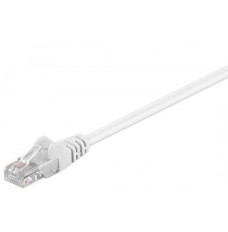 Goobay 68502 CAT 5e patch cable, U/UTP, white, 10m