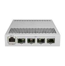 MikroTik Switch CRS305-1G-4S+IN PoE 802.3 af and PoE+ 802.3 at, Web managed, Desktop, 1 Gbps (RJ-45) ports quantity 1, SFP+ ports quantity 4