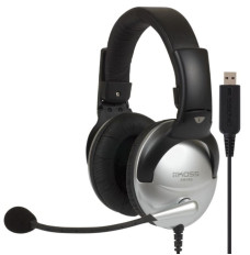 Koss Gaming headphones SB45 USB Wired, On-Ear, Microphone, USB Type-A, Noice canceling, Silver/Black