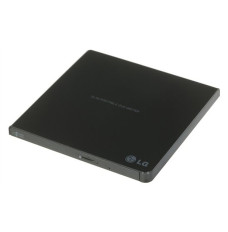H.L Data Storage Ultra Slim Portable DVD-Writer GP57EB40 Interface USB 2.0, DVD±R/RW, CD read speed 24 x, CD write speed 24 x, Black, Desktop/Notebook