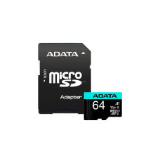 ADATA Premier Pro UHS-I U3 V30S 64 GB MicroSDXC Flash memory class 10 Adapter