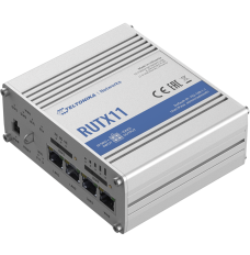 Industrial Router 4G LTE Cat6 DualSIM | RUTX11 | 802.11ac | 867 Mbit/s | 10/100/1000 Mbit/s | Ethernet LAN (RJ-45) ports 4 | Mesh Support No | MU-MiMO Yes | 4G | Antenna type 2xSMA for LTE, 2xRP-SMA for WiFi, 1xRP-SMA for Bluetooth, 1xSMA for GNSS | 1 | 2
