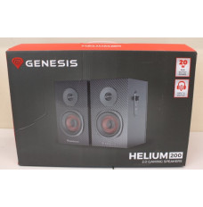 SALE OUT. Genesis Helium 200 Genesis DAMAGED PACKAGING, NAMETAG DAMAGED Gaming Speakers 4 Ω Black | Genesis | Helium 200 | DAMAGED PACKAGING, NAMETAG DAMAGED | Black | 4 Ω | Gaming Speakers