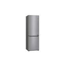 LG Refrigerator GBB61PZJMN Energy efficiency class E, Free standing, Combi, Height 186 cm, No Frost system, Fridge net capacity 234 L, Freezer net capacity 107 L, Display, 36 dB, Silver