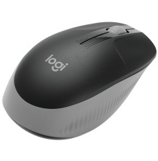 Logitech Full size Mouse M190 	Wireless Mid Grey USB