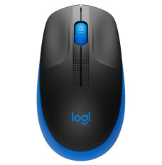 Logitech Full size Mouse M190 	Wireless Blue USB