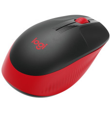 Logitech Full size Mouse M190 	Wireless Red USB